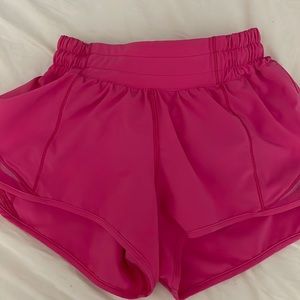 Lululemon hotty hot shorts sonic pink